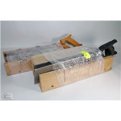 3 MITRE SAWS WITH GUIDES