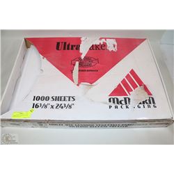 OPEN BOX OF 1000 PCS (SOME MISSING) OF LARGE