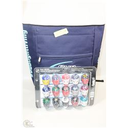 NEW BUDLIGHT 24 PACK COOLER BACKPACK WITH HOCKEY