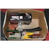 Image 1 : BOX WITH NEW MASTERCRAFT HATCHET WITH LEATHER