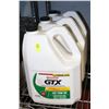 Image 1 : THREE 4.4L JUGS OF CASTROL GTX SAE10W-30 MOTOR OIL