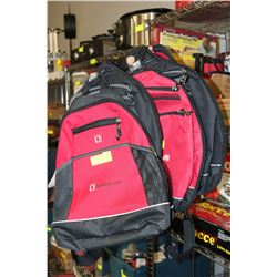 LOT OF 3 NEW SLING BACKPACKS