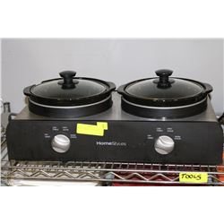 DOUBLE HOMESTYLE CROCK POT