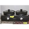 Image 1 : DOUBLE HOMESTYLE CROCK POT