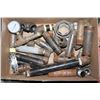 Image 1 : BOX W/GAS FITTING NIPPLES, GAUGE, ETC.