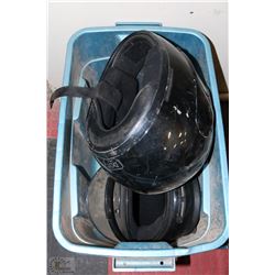 BUCKET OF 3 HJC SKIDOO HELMETS
