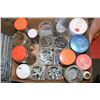 Image 1 : LARGE BOX FULL OF ASSORTED NAILS, SCREWS