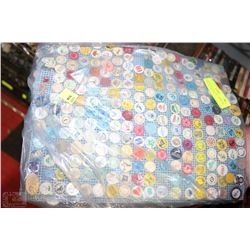 2 SHEETS OF GOLF BALL MARKERS FROM AROUND THE