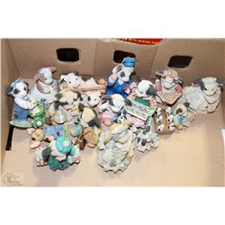 COLLECTION OF COW ANIMAL FIGURINES