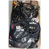 Image 1 : BOX OF ASSORTED CABLES