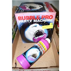 BUBBLE PRO PARTY MACHINE WITH BUBBLE JUICE