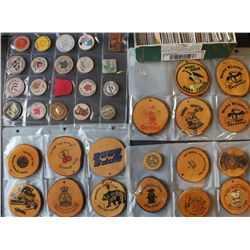 Lot of 89 Hand Painted Woods