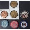 Image 1 : MPCFest USA lot of 7: 2009 x 4 (includes 1 silver) plus 3x 2009 saloon chips (all different)