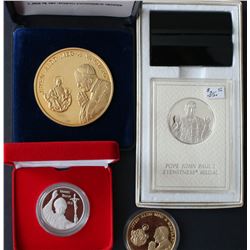 Lot of Pope John Paul I & II Coins
