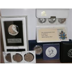 Lot of 7 Papal Coins & Medallions