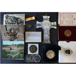 Papal Lot of 7 Medals & Coins