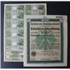 Image 1 : 10 Consecutive 1922 50000 Mark Germany Treasury Bonds