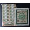 Image 1 : 10 Consecutive 1922 100000 Mark Germany Treasury Bonds