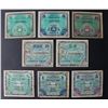 Image 1 : 7 different WWII Allied Currency Notes
