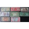 Image 1 : Lot of 8 Young Queen Elizabeth Bank Notes F-XF