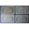 Image 2 : Ukraine State Treasury 4 Notes 1918 50 Karbovantiv