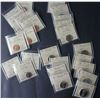 Image 1 : Canada Lot of 24 Assorted High Grade ICCS Graded Coins