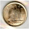 Image 2 : Canada 1938 10 Cent ICCS Graded MS-65
