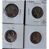 Image 2 : Canada Lot of 9  Twenty-Five Cents