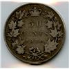 Image 2 : Canada 1870 50 Cent ICCS Graded VG-8 L.C.W.