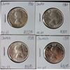 Image 2 : Lot of 4 Uncirculated Canada 50 Cents