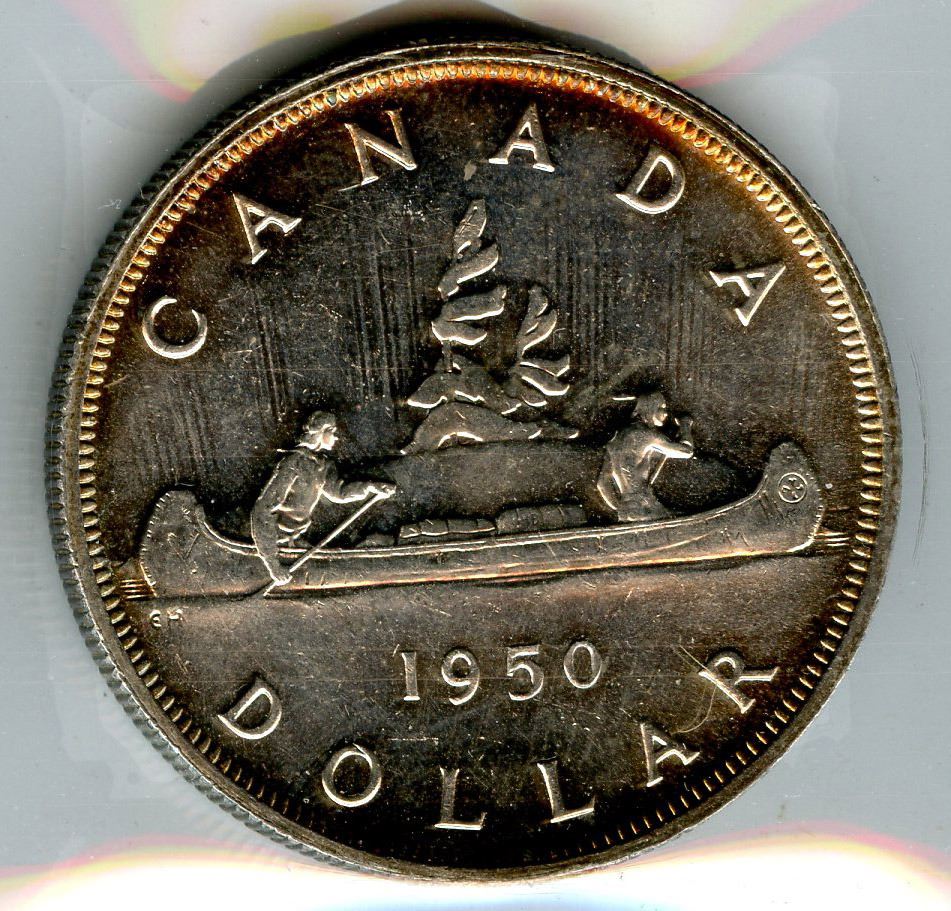 1950 Canada Dollar ICCS MS64