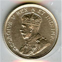 1911 Canada 10 Cents ICCS AU-55 Planchet Flaw