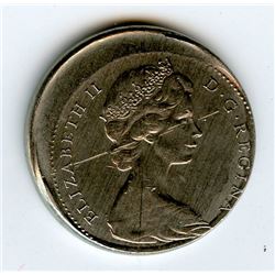 1975 Canada 5 Cents - Mistrike Error