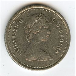 1985 Canada 25 Cents Struck on Foreign Planchet