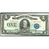 Image 1 : DC25-H 1923 Canada $1 Bank Note Cut out of Register