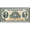 Image 1 : 1931 Dominion Bank $5 Bank Note VF+