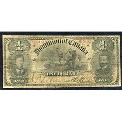 DC-13c 1898 Dominion of Canada $ Bank Note