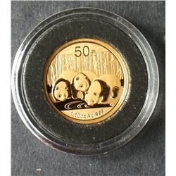 2012 China 50 Yuan Gold 1/10 oz Panda