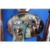 Image 1 : OVAL HANGING WALL MIRROR