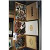 Image 1 : 3 CIGAR BOXES OF COSTUME JEWELLERY