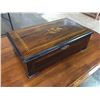 Image 1 : SWISS MADE MUSIC BOX, C. 1880S, APPRAISED IN 2006 FOR $5,200 WITH HOLLY INLAID ON LID, IN WORKING