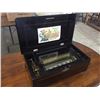 Image 3 : SWISS MADE MUSIC BOX, C. 1880S, APPRAISED IN 2006 FOR $5,200 WITH HOLLY INLAID ON LID, IN WORKING