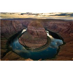 Horseshoe At Sunset, by Travis Stinson