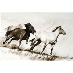 The Chase, by R.  Running Wolf