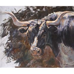 Longhorn Bull, by Tony Pachak