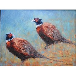 Pheasant Pair, by Carol Barmore
