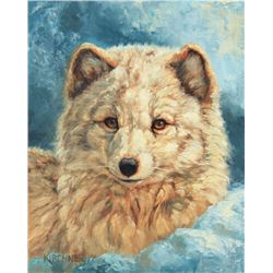 Arctic Princess - Arctic Fox, by Leslie Kirchner