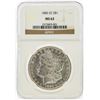 Image 1 : 1885-CC $1 Morgan Silver Dollar NGC Graded MS62