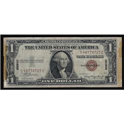 1935A $1 Hawaii Silver Certificate Note