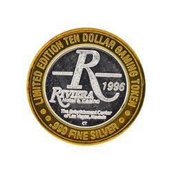 .999 Silver Riviera Hotel & Casino Las Vegas, NV $10 Casino Token Limited Editio